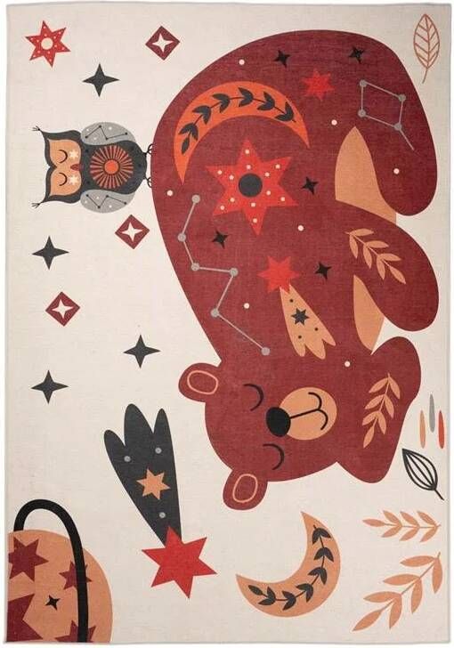 Amiah Kinderkleed beer Happy Dreams Multicolor 160x230 cm - Foto 2