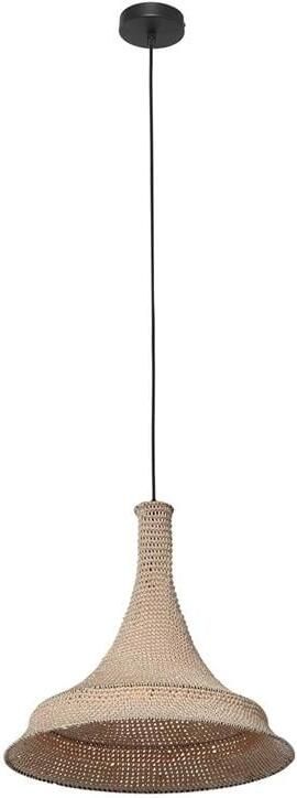 Anne Lighting hanglamp Marrakesch crème touw Ø 50cm E27 3394CR