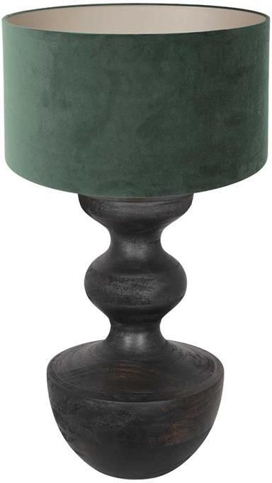 Anne Lighting Anne Light and home tafellamp Lyons zwart metaal 40 cm E27 fitting 3480ZW