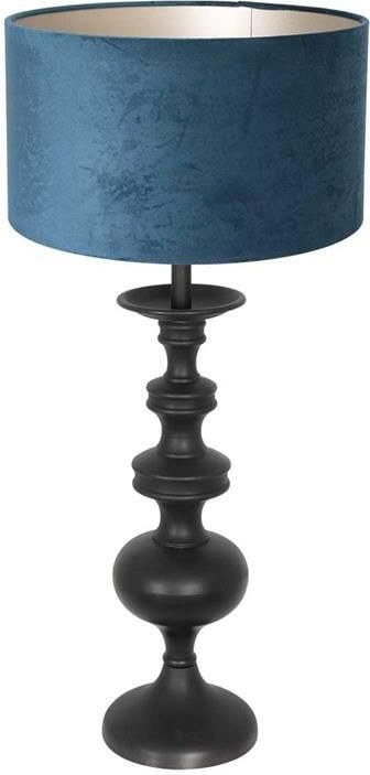 Anne Lighting Anne Light and home tafellamp Lyons zwart metaal 40 cm E27 fitting 3488ZW