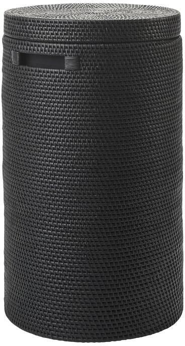 Aquanova Cino Wasmand met Deksel Zwart