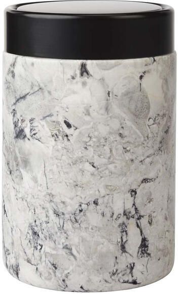 Aquanova Nero Cosmetica Afvalbakje Alba | Grijs | Natuursteen