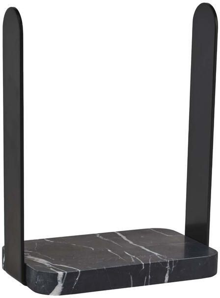 Aquanova Nero Gastendoekhouder | Zwart | Natuursteen