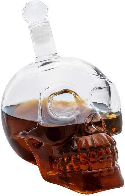 Aretica Whisky Karaf Skull Glas