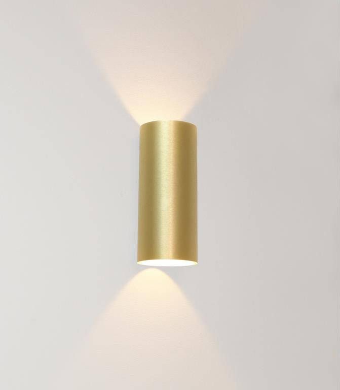 Lamponline Artdelight Wandlamp Brody 2 lichts H 18 cm mat goud - Foto 2