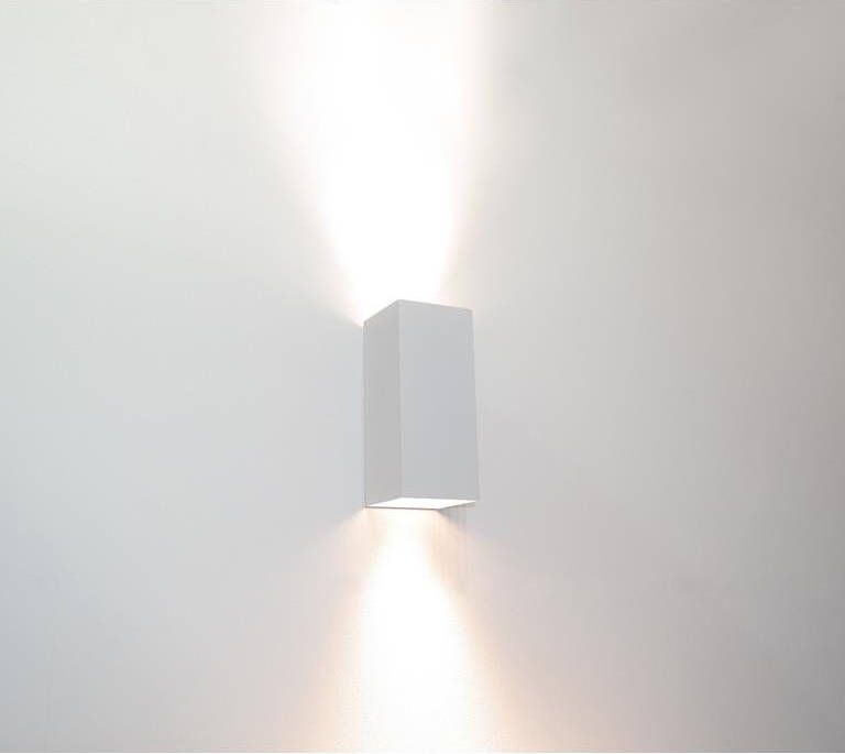 Lamponline Artdelight Wandlamp Dante 2 lichts 15 5 x 6 5 cm wit - Foto 2