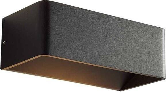 Artdelight Wandlamp Mainz Zwart 2 x 3Watt Led