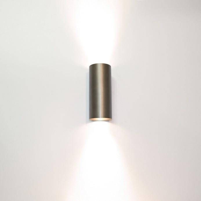 Lamponline Artdelight Wandlamp Roulo 2 lichts H 15 4 Ø 6 5 cm licht brons - Foto 2