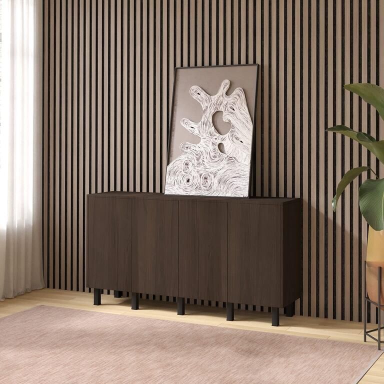 Artego Design Casella Ayaya 163 cm Dressoir Donkerbruin