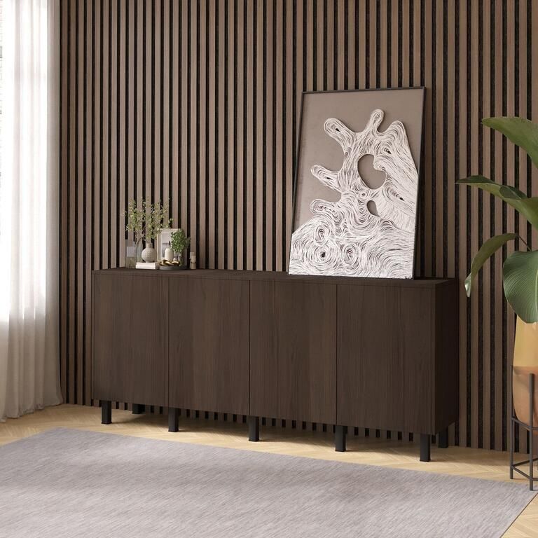 Artego Design Casella Ayaya 203 cm Dressoir Donkerbruin
