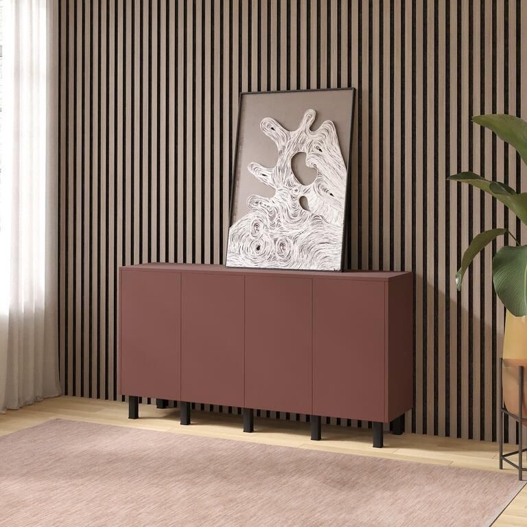 Artego Design Pastell Ayaya 163 cm Dressoir Oxydrood