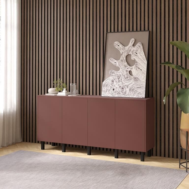 Artego Design Pastell Ayaya 183 cm Dressoir Oxydrood