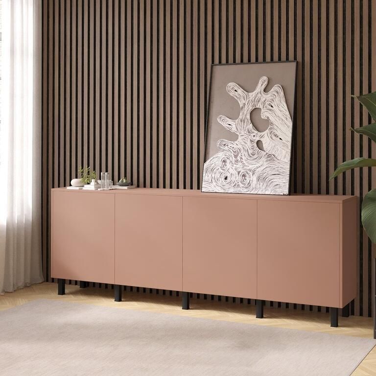 Artego Design Pastell Ayaya 243 cm Dressoir Abrikoos