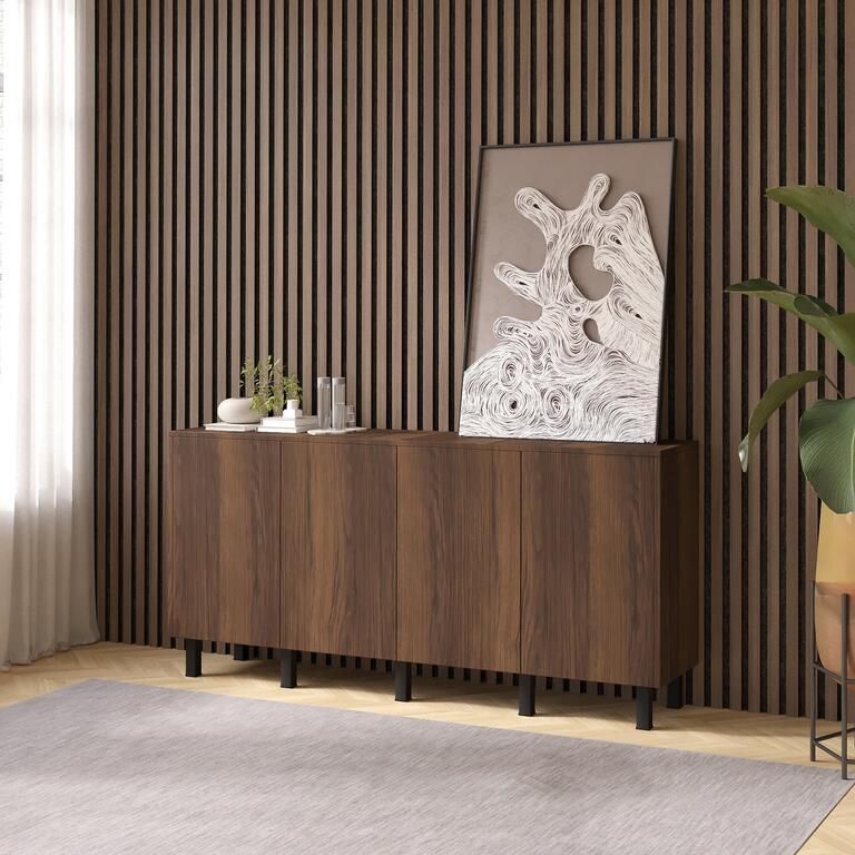 Artego Design Trentino Ayaya 183 cm Dressoir Walnoot