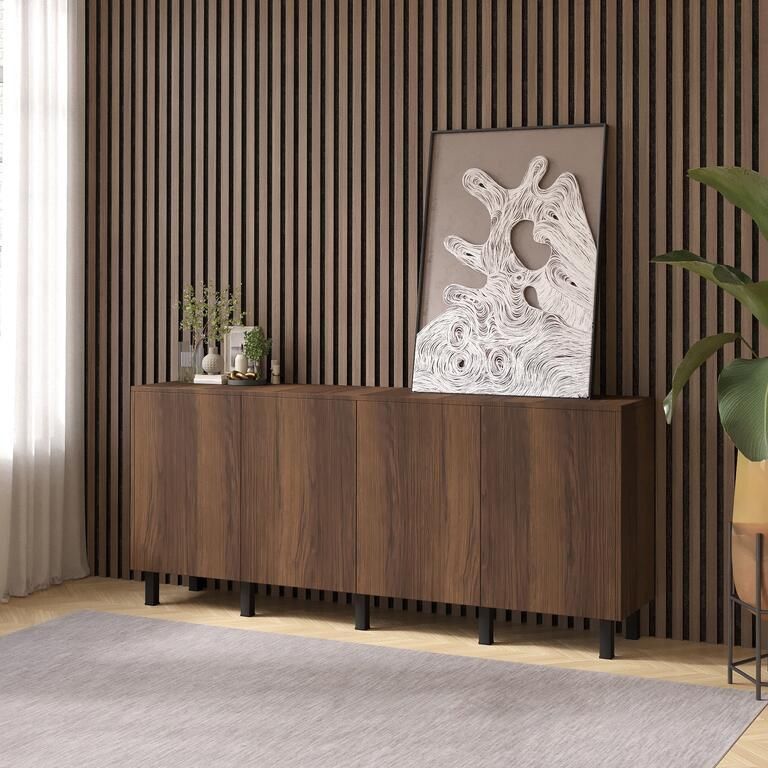 Artego Design Trentino Ayaya 203 cm Dressoir Walnoot
