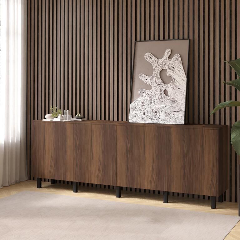 Artego Design Trentino Ayaya 243 cm Dressoir Walnoot