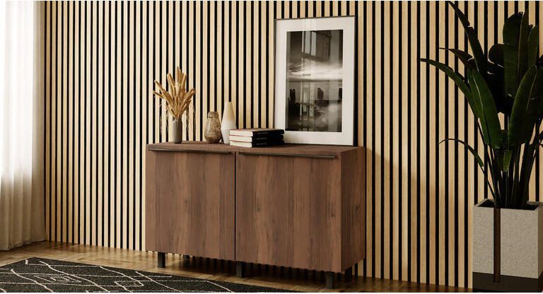 Artego Design Trentino Nora 123 cm Dressoir Walnoot