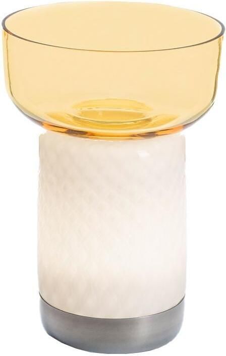 Artemide Bontà tafellamp met kom LED oplaadbaar topaz
