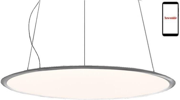 Artemide Discovery hanglamp Ø70 LED dimbaar via smartphone aluminium
