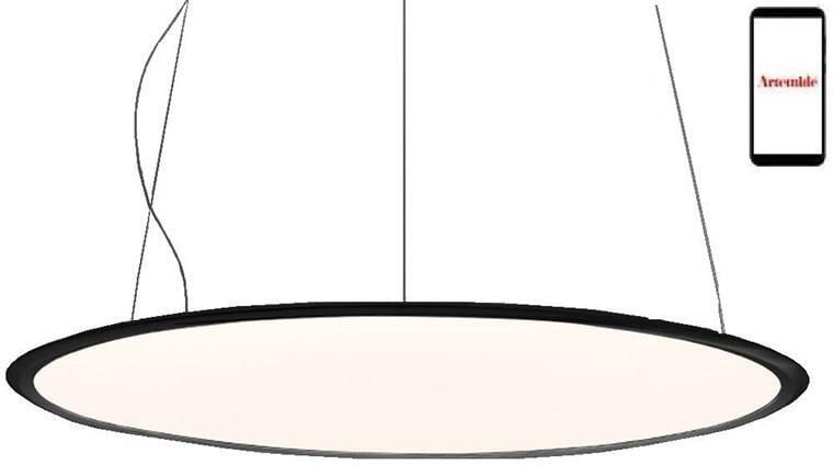 Artemide Discovery hanglamp Ø70 LED dimbaar via smartphone zwart