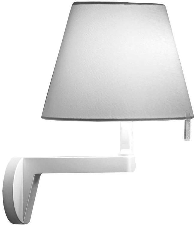 Artemide Melampo wandlamp met schakelaar aluminium