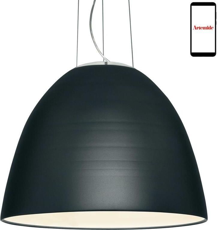 Artemide Nur hanglamp Ø55 LED dimbaar via smartphone mat antraciet