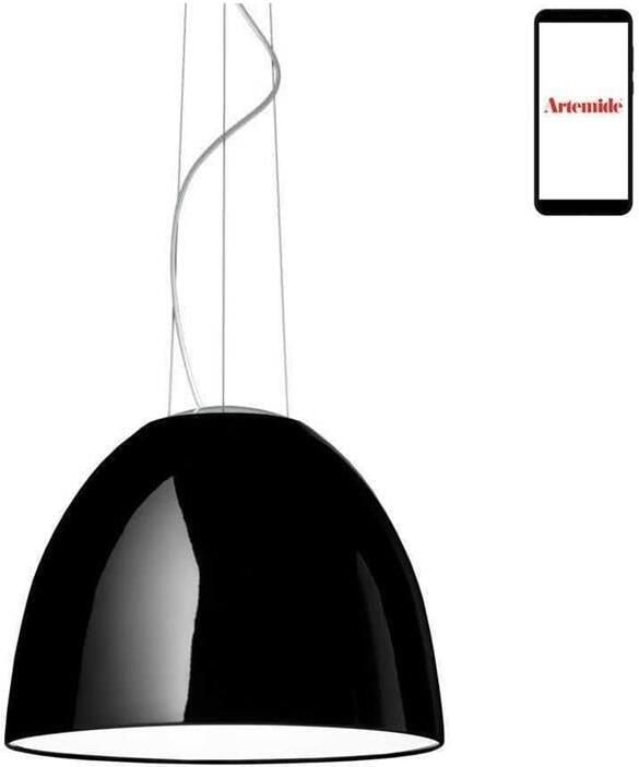 Artemide Nur hanglamp Ø55.4 LED dimbaar via smartphone glanzend zwart