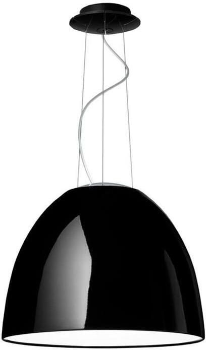 Artemide Nur hanglamp retrofit glanzend zwart