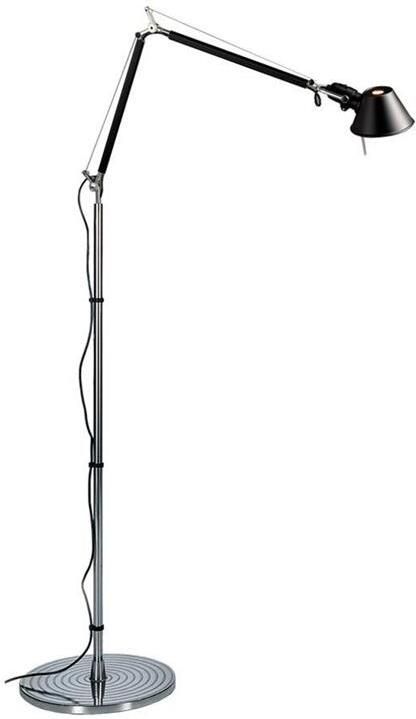 Artemide Tolomeo Terra booglamp retrofit zwart