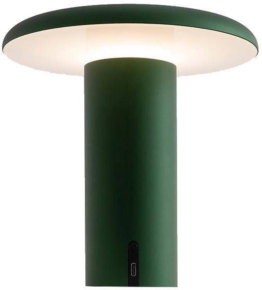 Artemide Takku tafellamp LED oplaadbaar anodized green - Foto 1