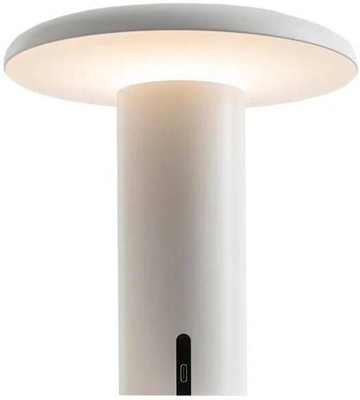 Artemide Takku tafellamp LED oplaadbaar painted white