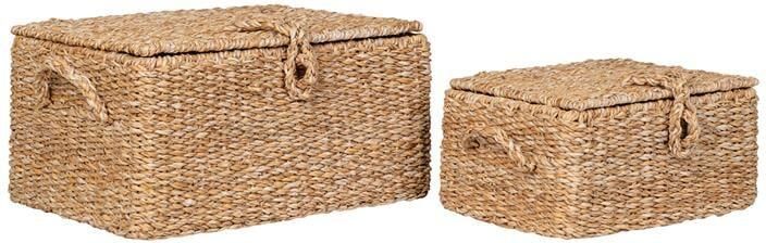 Artichok Benji Opbergmanden Set van 2 Naturel Zeegras