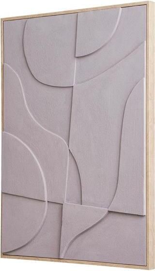 Artichok Femme Wanddecoratie No.1 Schilderij Woonaccessoires Reliëf Art Gijs 70 x 50 cm - Foto 2