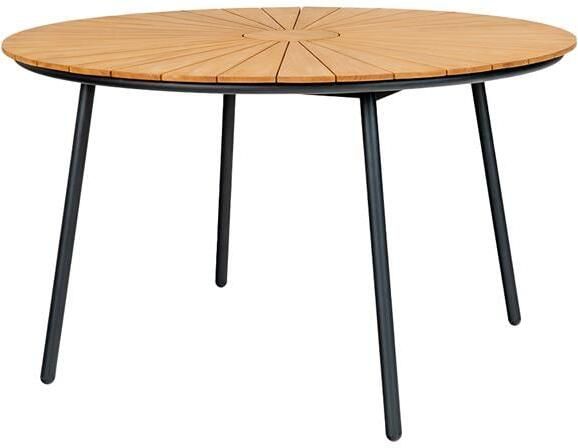 Artichok Matteo Metalen Tuintafel Bruin Teakhouten Blad