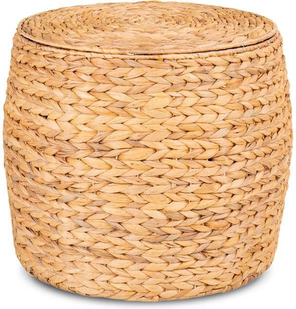 Artichok Pleun Ronde Bijzettafel met Opbergruimte Bruin