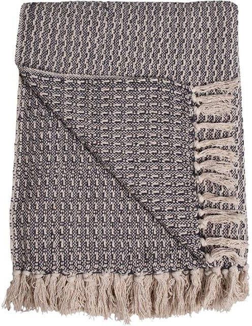 Artichok Sander plaid donkergrijs 160 x 130 cm - Foto 1