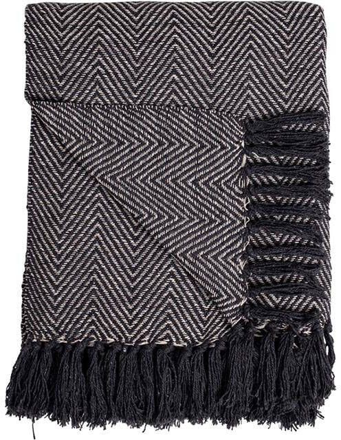 Artichok Sander plaid zwart 160 x 130 cm