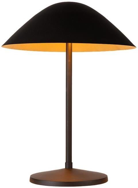 Atmooz by Charrell Atmooz Elan Tafellamp Zwart & Goud 2 Lichtpunten Paddestoelvormig 34x34x45cm