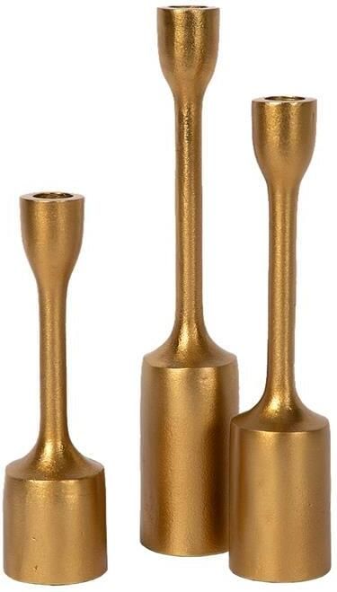 Atmooz by Charrell Atmooz Kaarshouder Orso S|3 Goud Set 3 Kandelaars Metaal