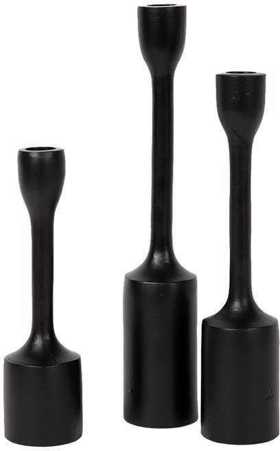 Atmooz by Charrell Atmooz Kaarshouder Orso S|3 Zwart Set 3 Kandelaars Metaal