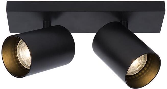 Atmooz by Charrell Atmooz Plafondlamp Nuo 2 Zwart Metaal Opbouw Plafondspot