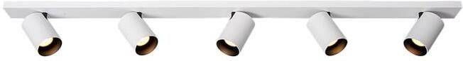 Atmooz by Charrell Atmooz Plafondlamp Nuo 5 Wit Zwart Metaal Opbouw Plafondspot