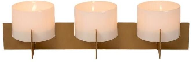 Atmooz by Charrell Atmooz Theelichthouder Zambesi Set van 3 Glas & Metaal Ø 9 cm