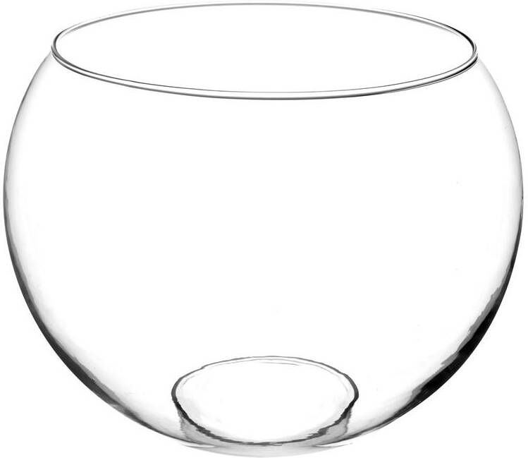 ATMOSPHERA vaas Ronde Bol transparant glas H23 x D30 cm