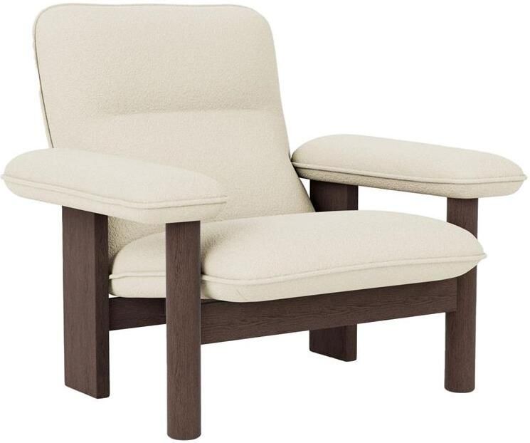 Audo Copenhagen Brasilia fauteuil donker eiken Baru 0200 White