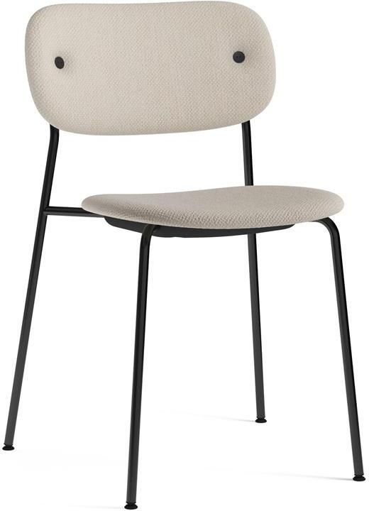 Audo Copenhagen Co eetkamerstoel gestoffeerd Doppiopanama 4 zwart - Foto 2