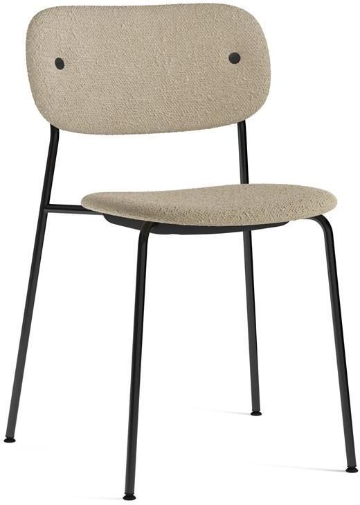 Audo Copenhagen Co eetkamerstoel gestoffeerd Lupo 4 zwart