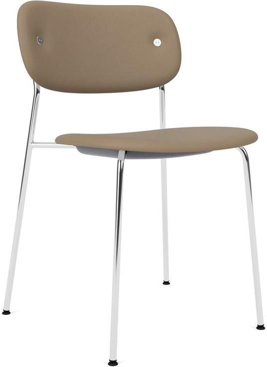 Audo Copenhagen Co eetkamerstoel gestoffeerd Siërra 1611 chroom