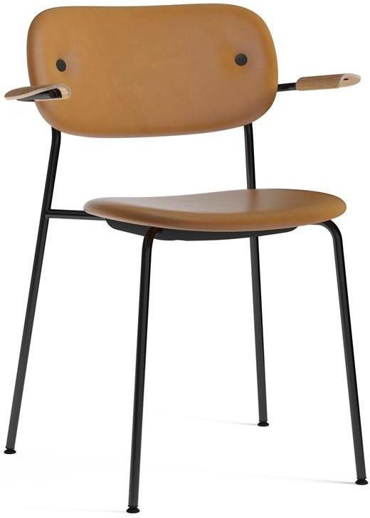 Audo Copenhagen Co eetkamerstoel met arm stof Dakar 0250 naturel