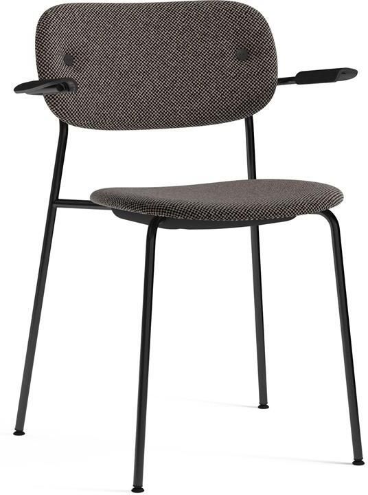 Menu Co Dining Chair met Armleuning Doppiopanama 001 zwart Armleuning eiken zwart - Foto 2